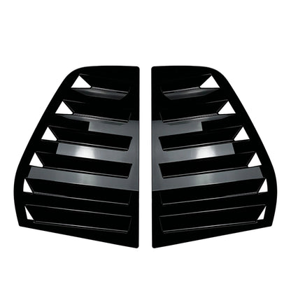 Rear Window Louver Trim for VW GOLF5 (2003-2009) 2 x Gloss Black