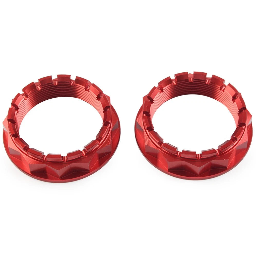 Rear Wheel Axle Nut 2 x Red for Ducati V4 1098 1198 1199 1299 Diavel