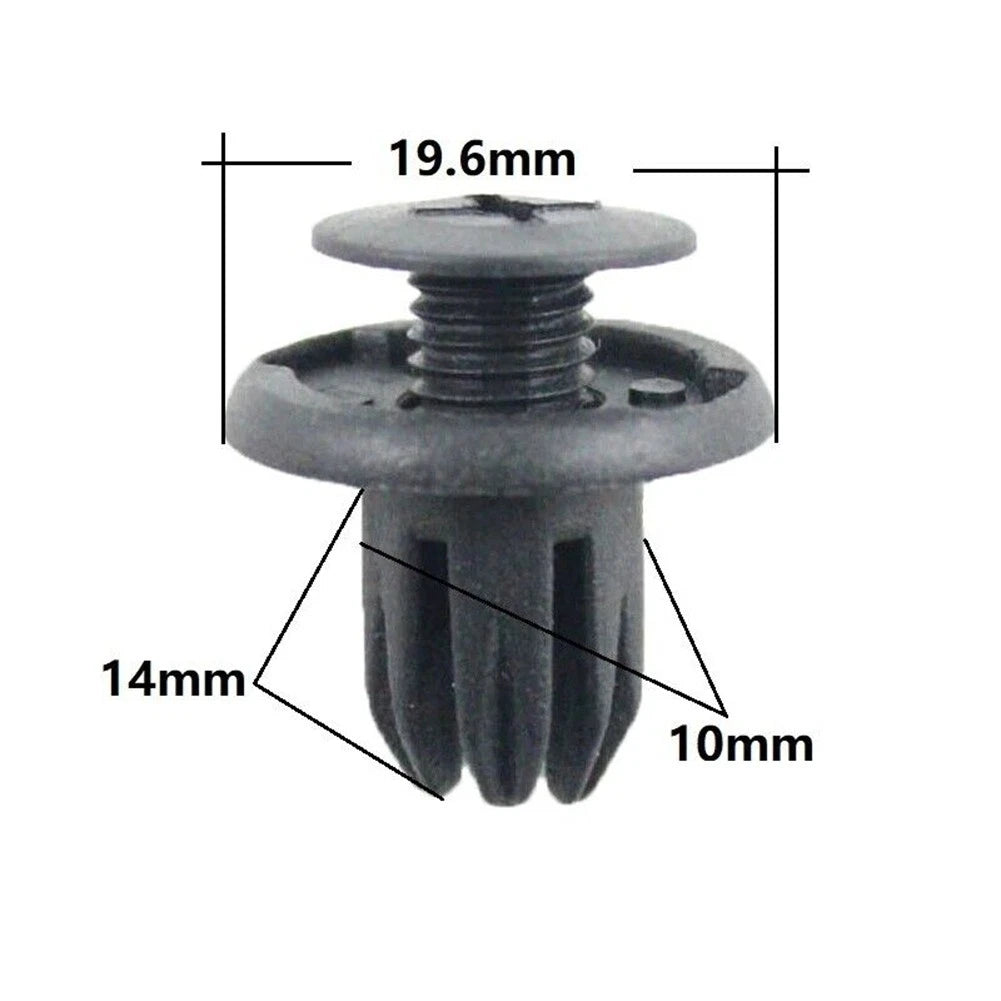 Clip Clamp Front Inner Vehicle Parts Plastic Rear Wheel Arch Liner 30pcs