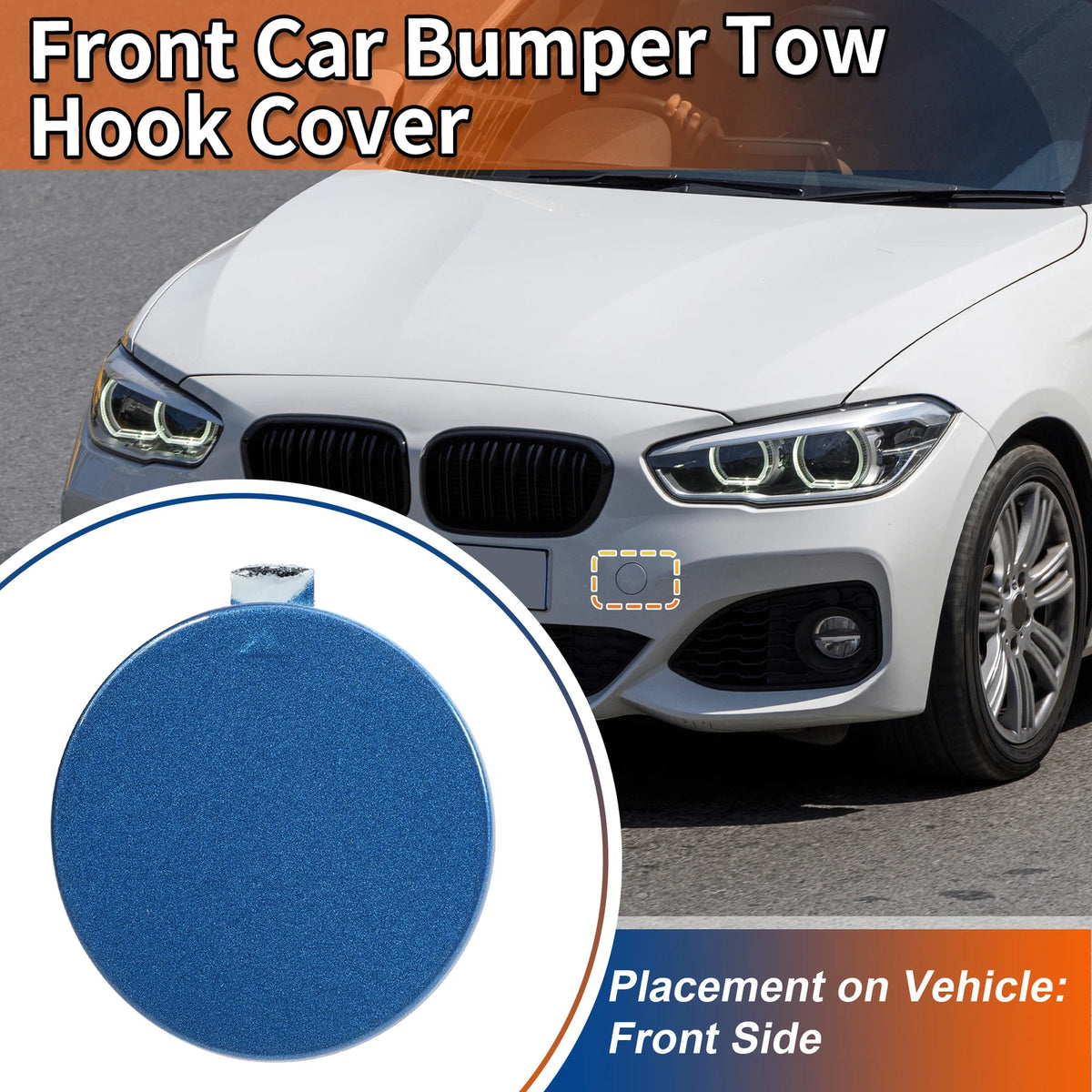 Tow Hook Cover for BMW F20 (2011-2019) - Estoril Blue Metallic