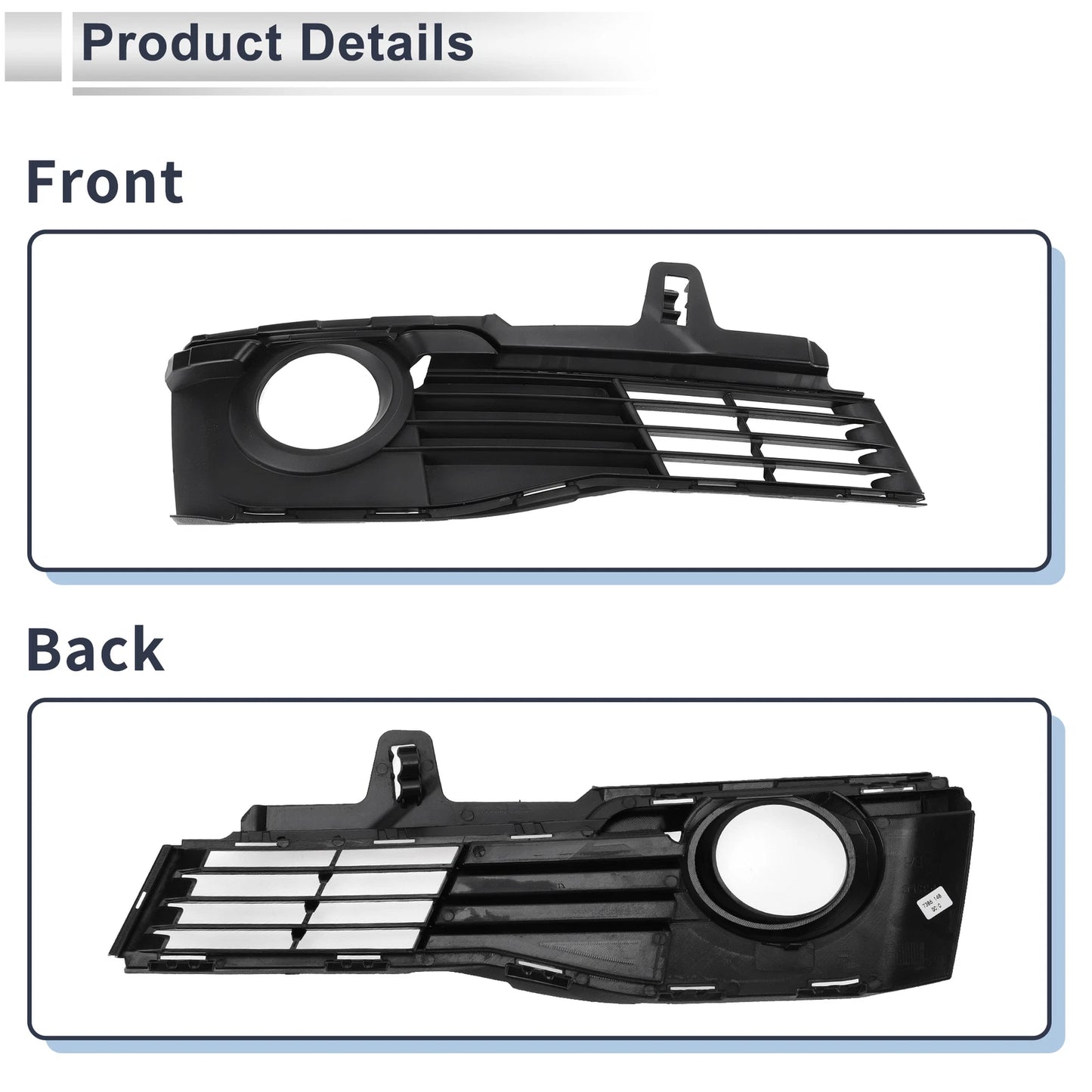 Front Right Fog Light Grill for BMW 3 Series (2015-2019)