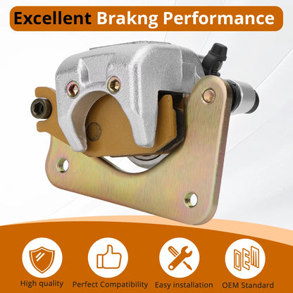 Rear Brake Caliper & Pads for Yamaha Wolverine 450 YFM450FX (2006–2010)
