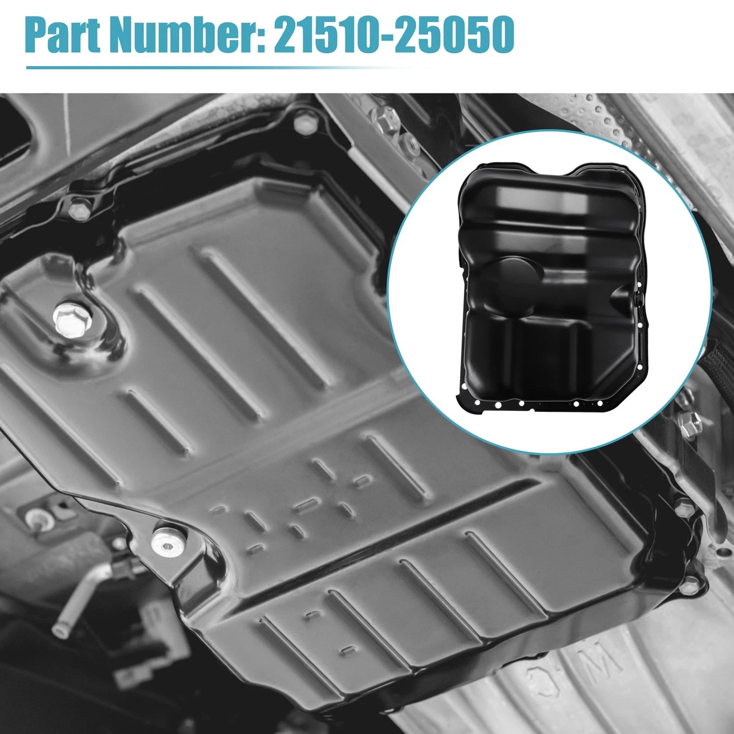 1 Pcs Engine Oil Pan Cover for Kia Optima (2013-2016)