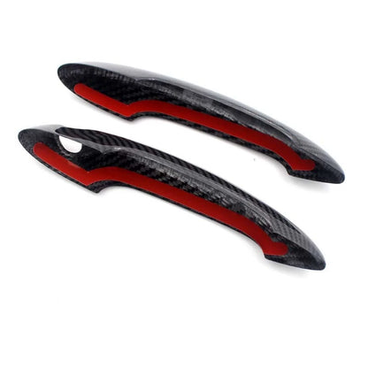 REAL Carbon Fiber Exterior Door Handle Cover Trim For Mini Cooper One JCW R53