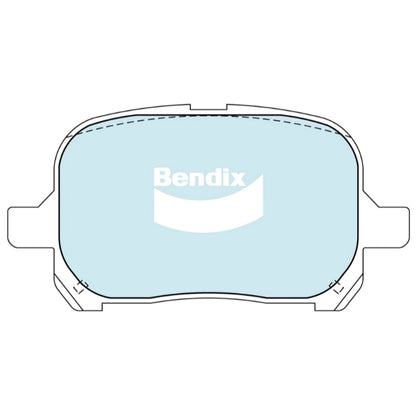 GCT Front Disc Brake Pads Set for Toyota Estima ACR30R (2000–2003)