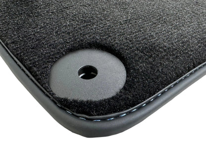 Floor Mats for Lamborghini Huracan STO 2014-2022 Black Tailored Light Blue