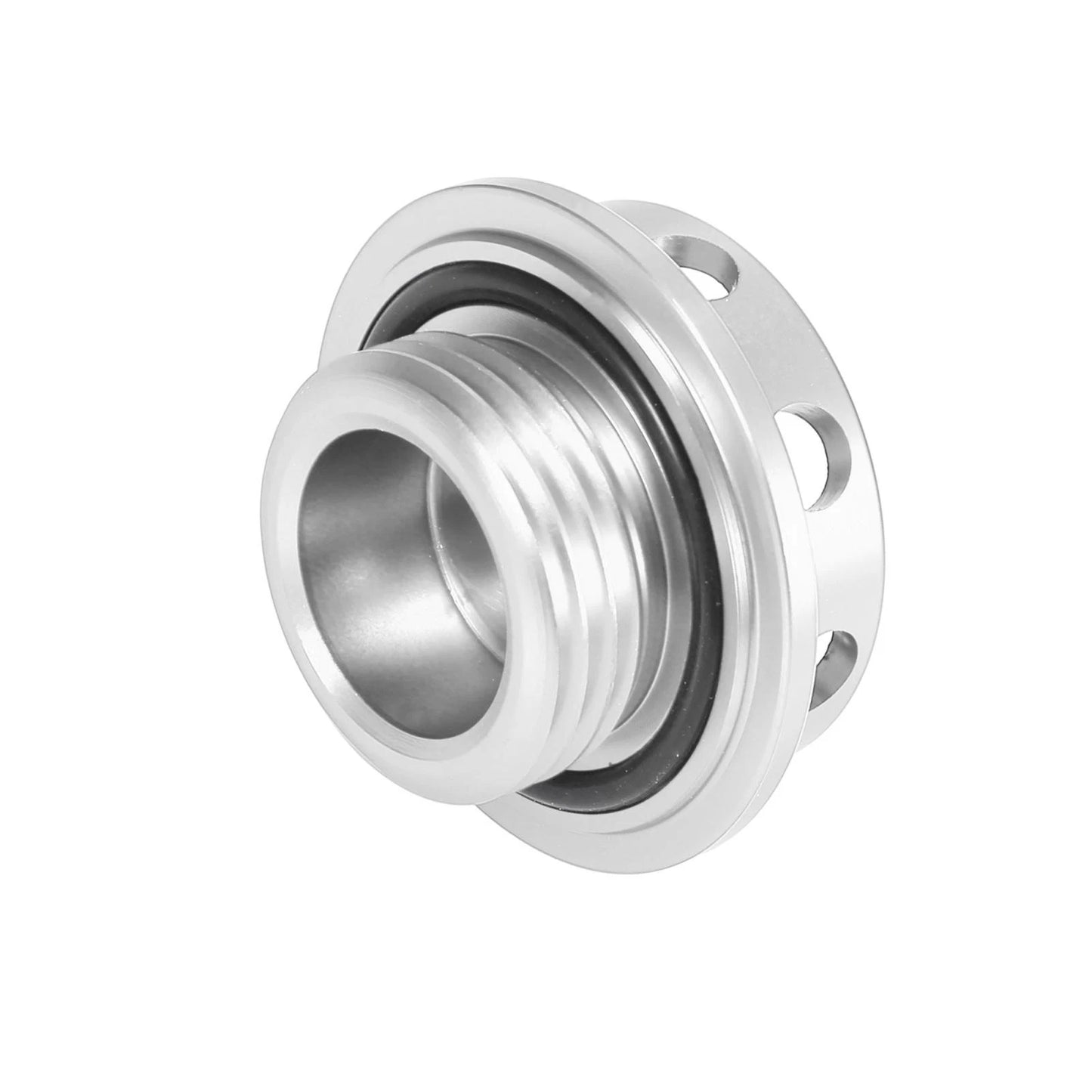 Silver Tone Gas Oil Filler Plug Cover for Subaru Ascent (2019-2021)