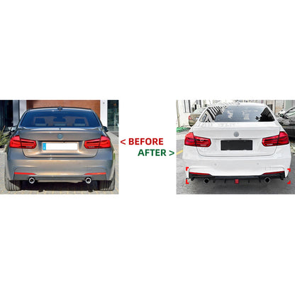 Rear Diffuser Side Covers for BMW 3 Series (2013-2019)