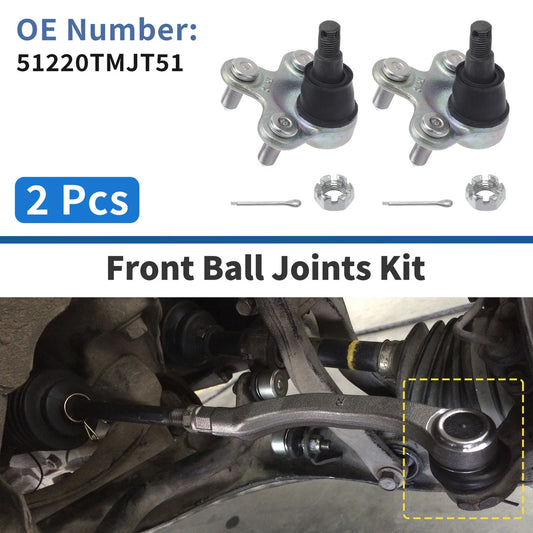 2 x Front Lower Ball Joints for Honda CR-V (2017-2022)
