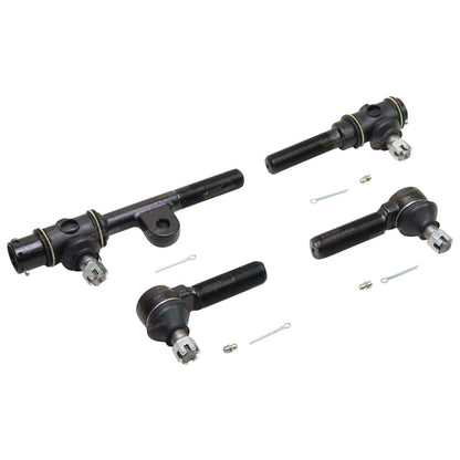 4pc / Steering Tie Rod Relay Rod End Kit for Landcrusier VDJ76 VDJ78 VDJ79 4x4 V8