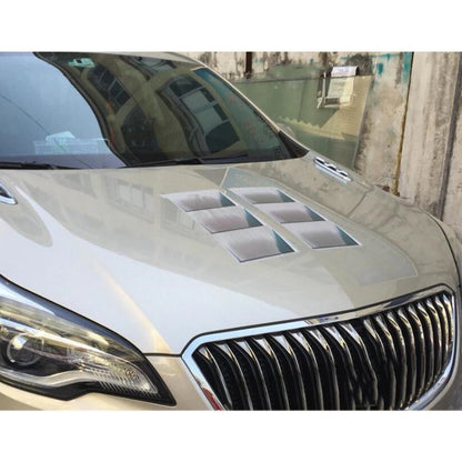 Hood Vent Air Flow Intake Scoop Decal Sticker for Universal Car