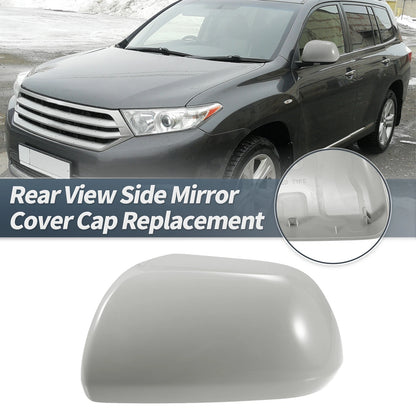 Left Side Mirror Cover Cap Gray for Toyota Highlander (2009-2014)