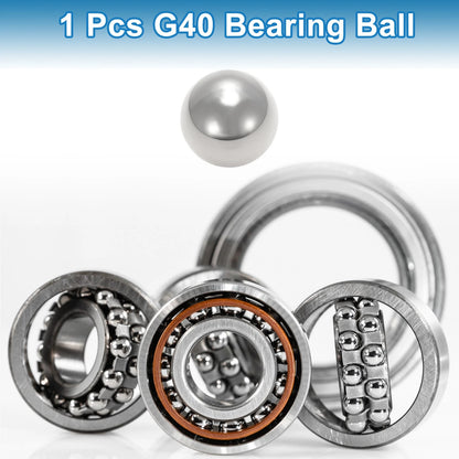 42.0mm Bearing Ball Bearing Steel G40 Precision Ball Silver Tone 1 Pcs
