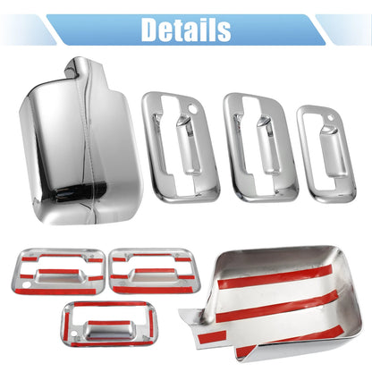 Chrome Mirror & Door Handle Covers for Ford F-150 (2015-2023)