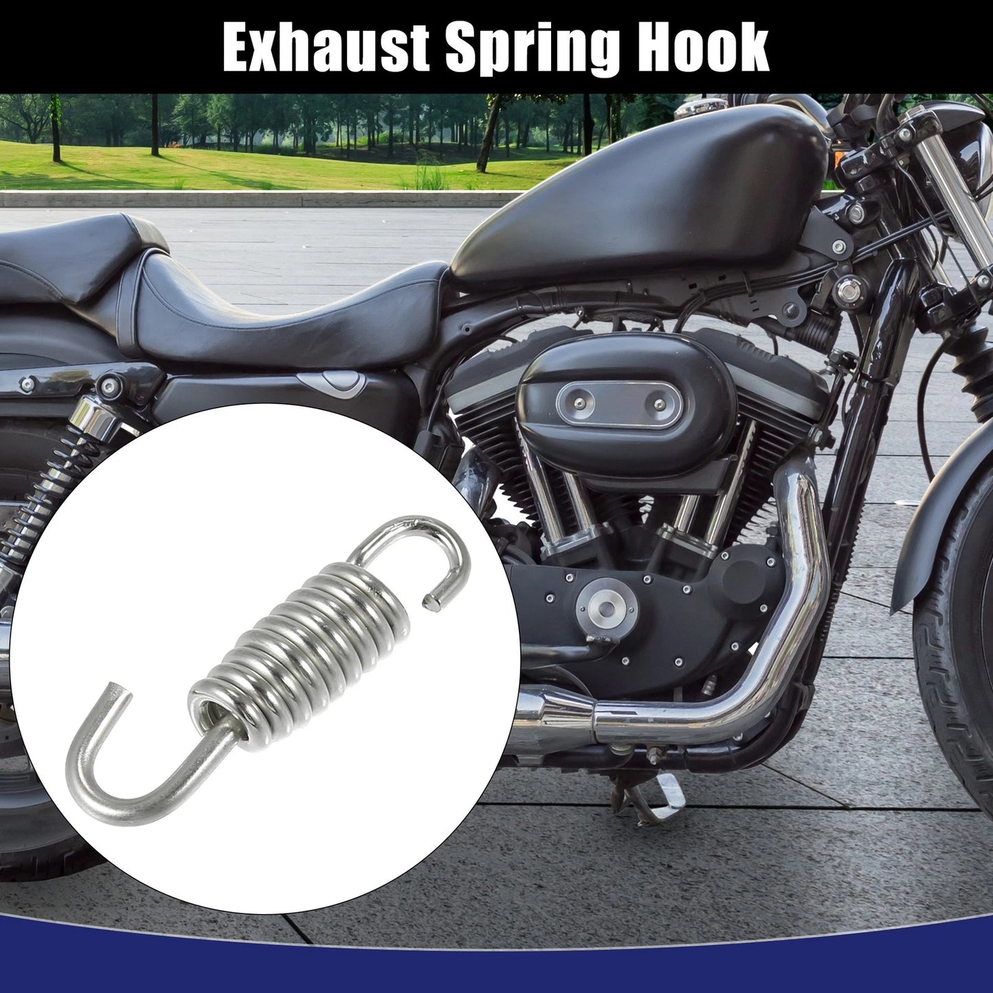Exhaust Pipe Spring 1.57" Hook for Universal