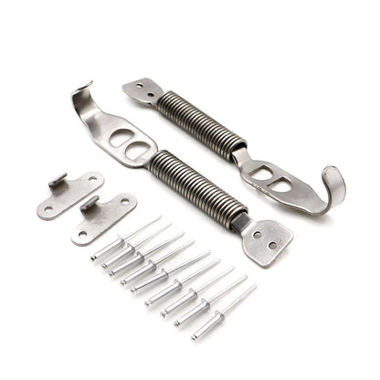 Stainless Steel Racing Bonnet Hook Pin Lock Kit for Car (No Year Specified)
