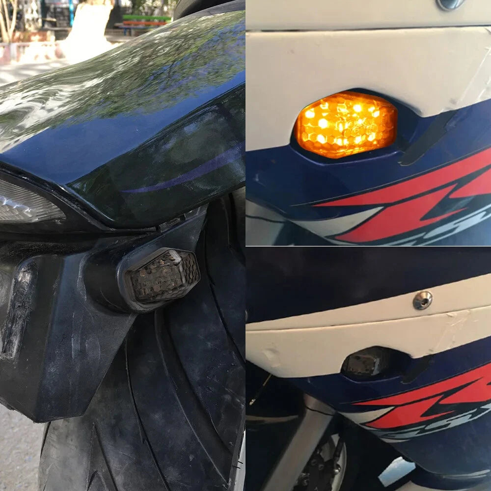 2 x Smoked Flush LED Turn Signal for Suzuki GSXR 600/750/1000 (2000-2005)