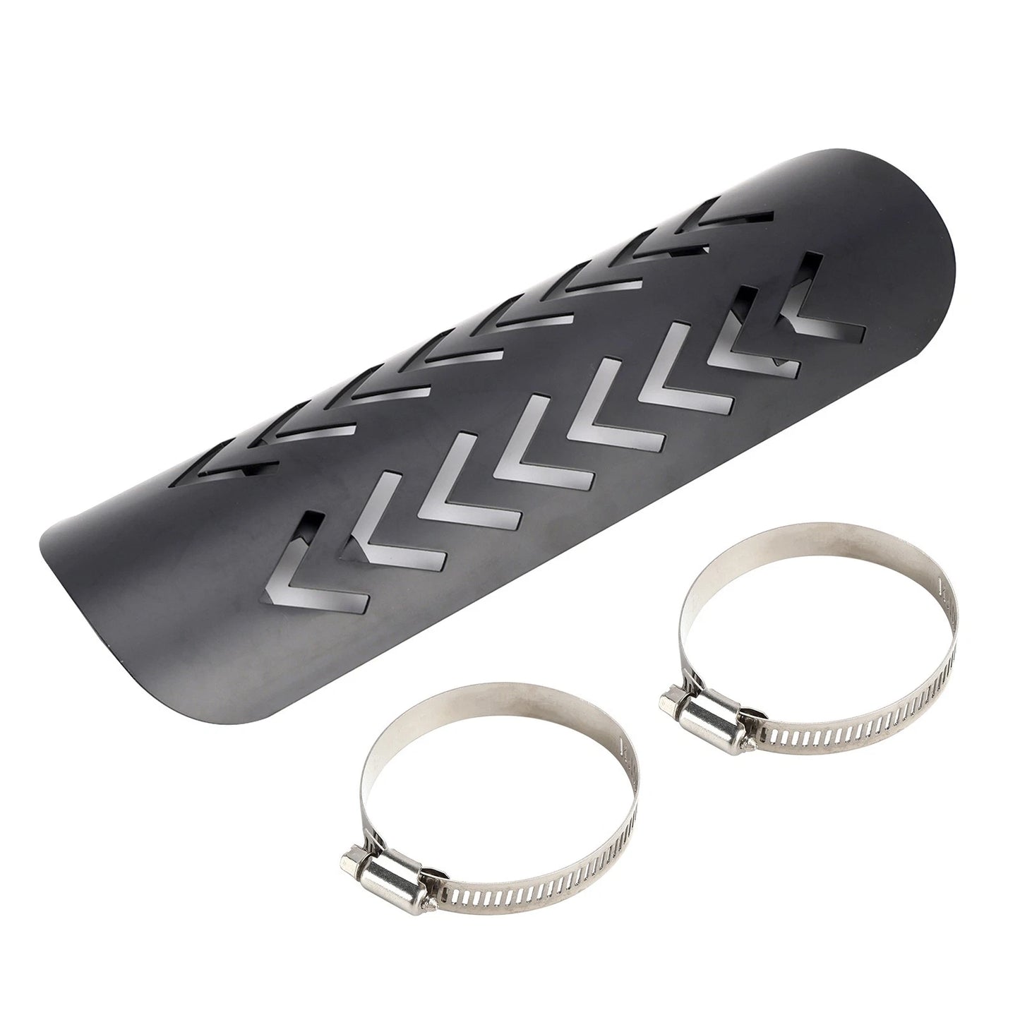 Exhaust Pipe Mount Cover Black for Motorcycle