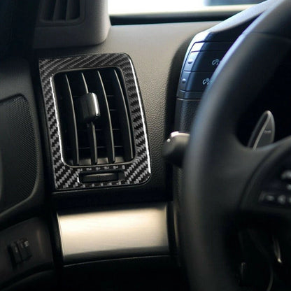 Carbon Fiber Side AC Air Vent Covers for Infiniti G37 Sedan (2010-2013)