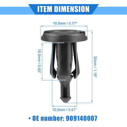 15 Pcs Push Pin Rivet Fasteners for Subaru Ascent (2019-2021)