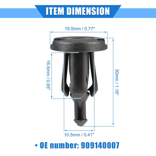 15 Pcs Push Pin Rivet Fasteners for Subaru Ascent (2019-2021)