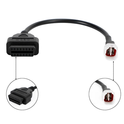 4 Pin OBD2 Diagnostic Adapter Cable for Yamaha R1 R6 MT09 (2000-2023)