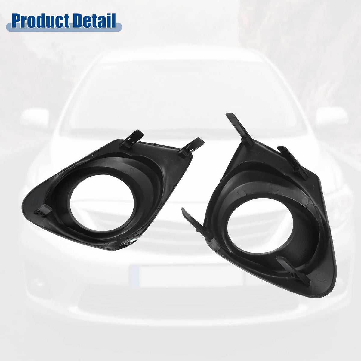 Front Fog Light Grille Cover Trims for Toyota Corolla 1.8L (2011-2013)