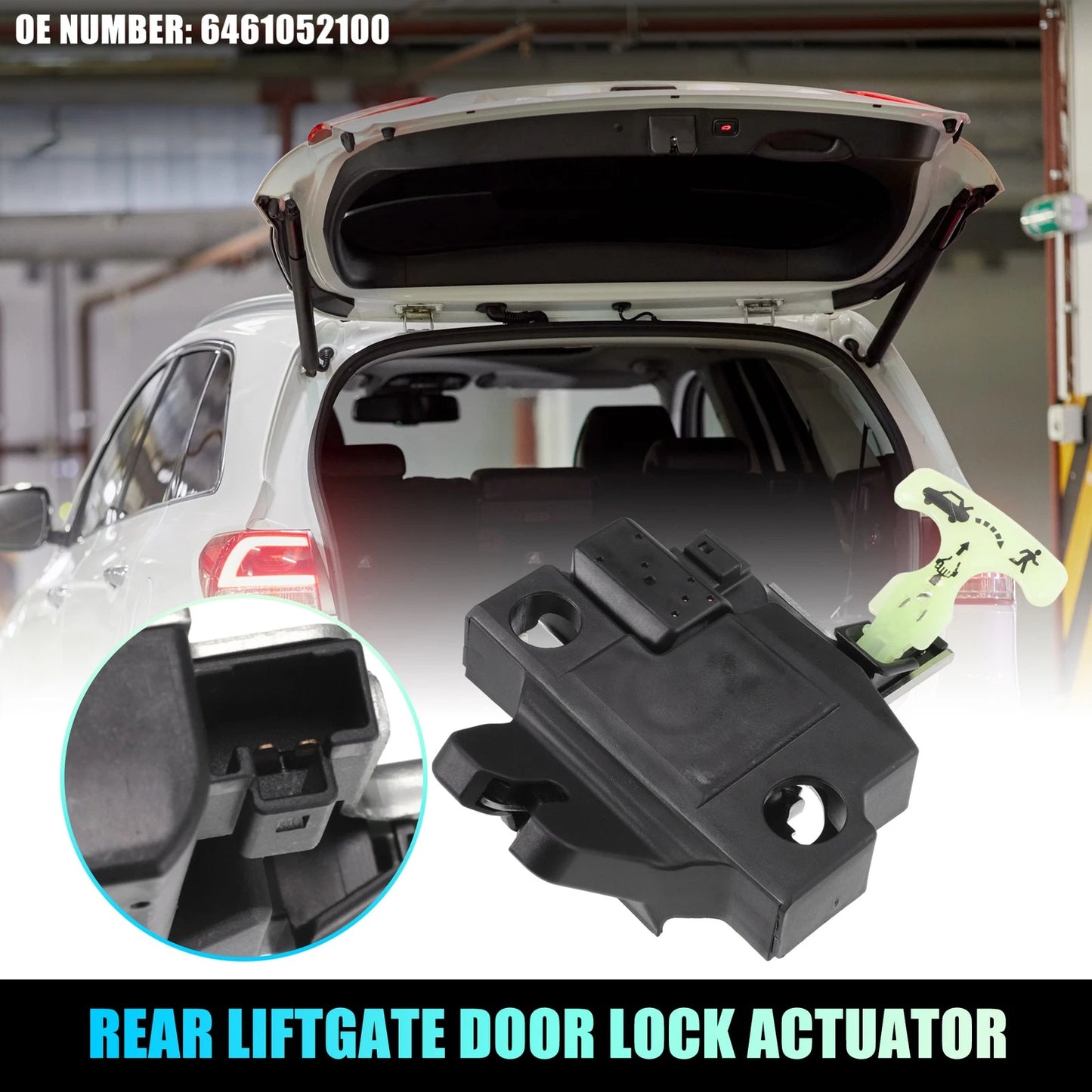 Rear Liftgate Door Lock Actuator Motor for Toyota Yaris (2007–2016)