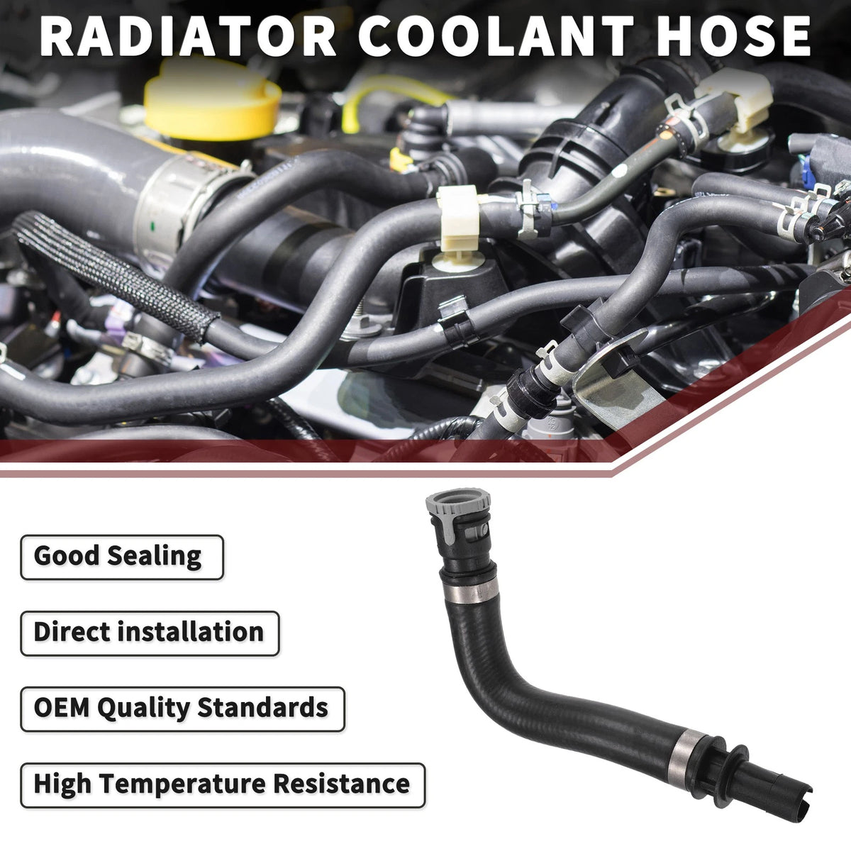 Water Heater Hose for Ford Escape, Lincoln MKC (2013-2019, 2015-2019)