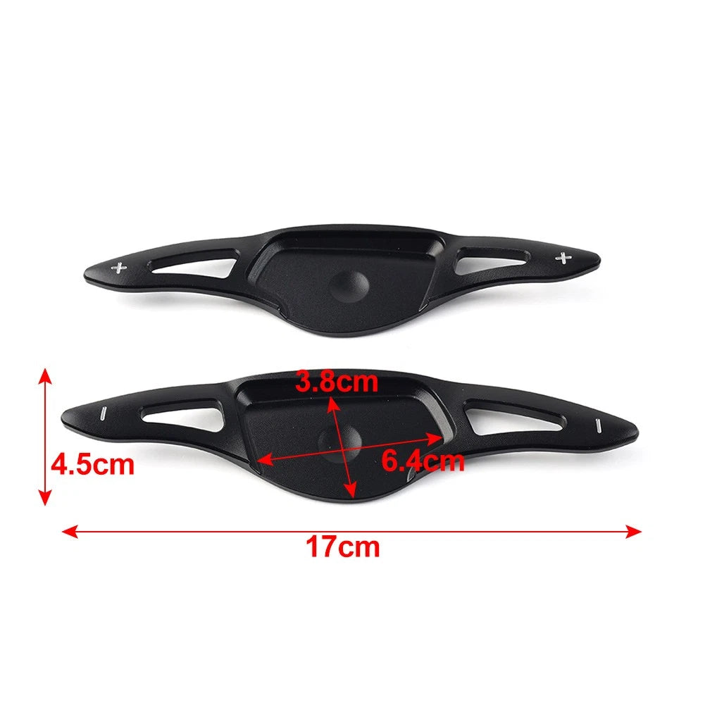 Red Interior Steering Wheel Paddle Shifter Extensions for Hyundai G90 (2017-2023)