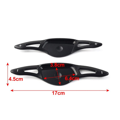 Red Interior Steering Wheel Paddle Shifter Extensions for Hyundai G90 (2017-2023)