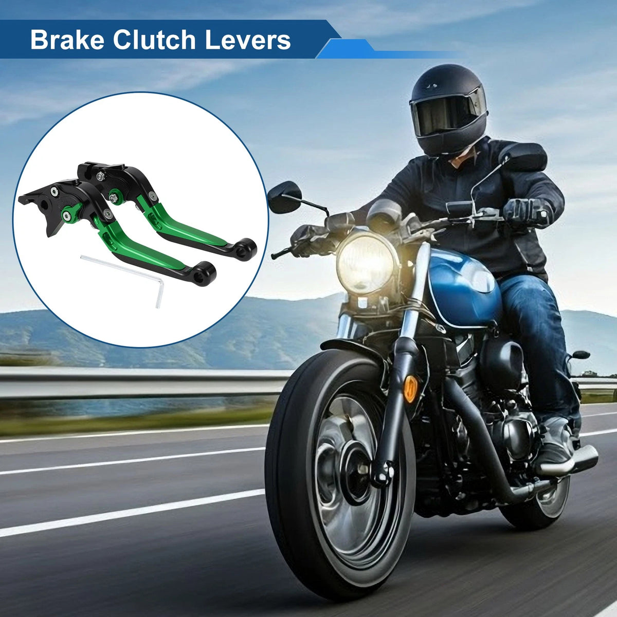 Adjustable Brake Levers / 1 Set / Brake Clutch Levers for Yamaha YZF R1 (2002–2003)