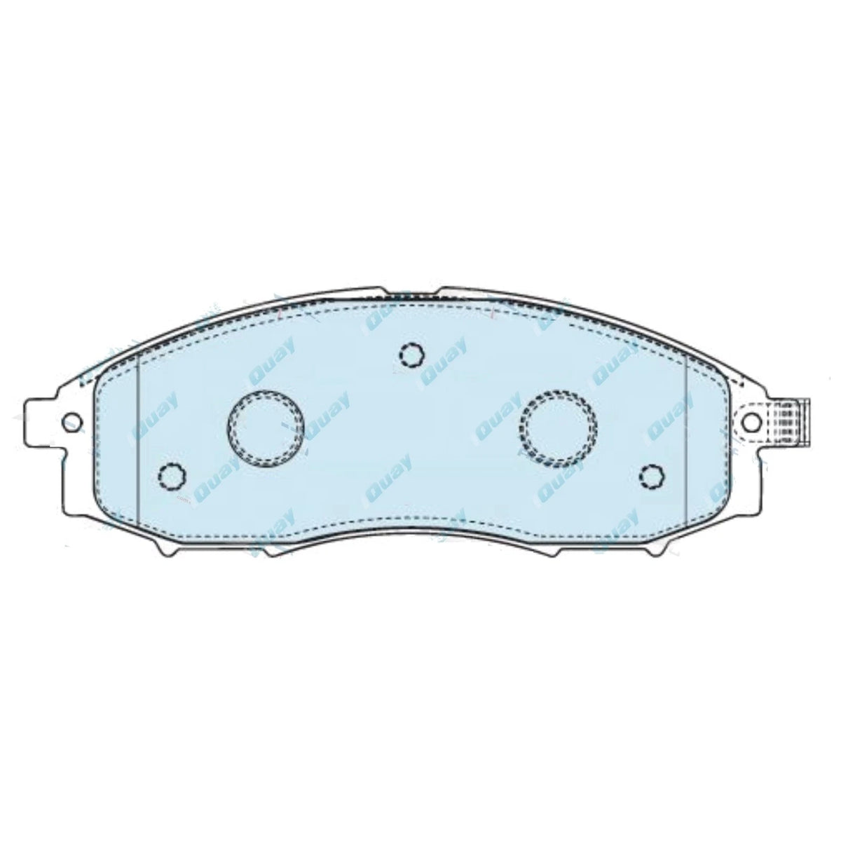 HD Front Disc Brake Pads Set for Nissan Navara D22 1997~2016 4x4 Ute