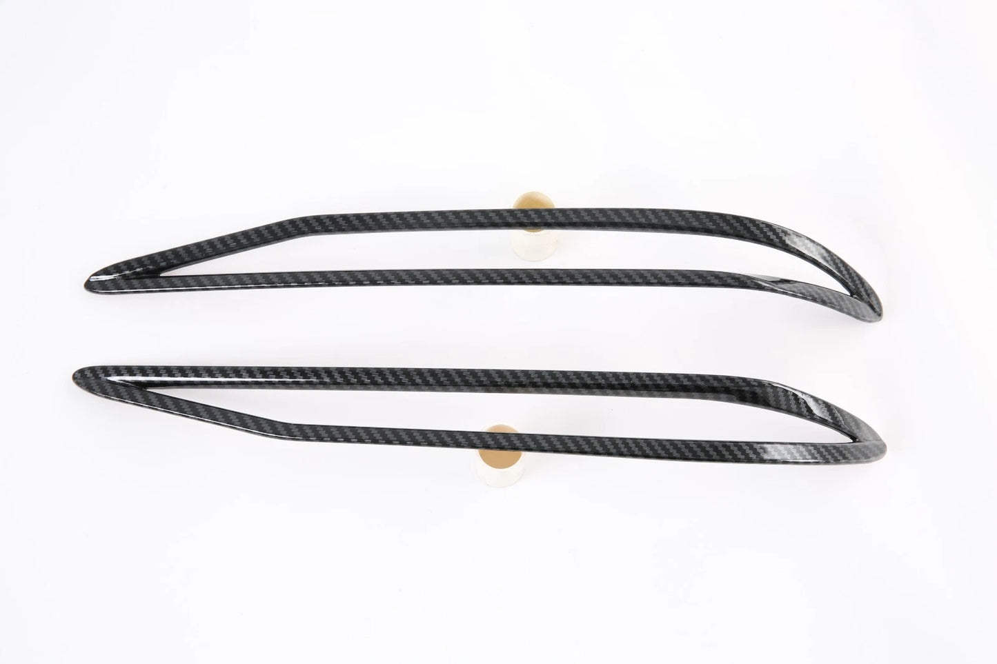 Rear Fog Light Lamp Lid Carbon Fiber Cover Trim for Hyundai Elantra (2021-2024)