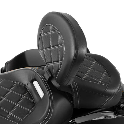 Driver Backrest Pad for Harley Touring Street Glide Road King (2009-2023)