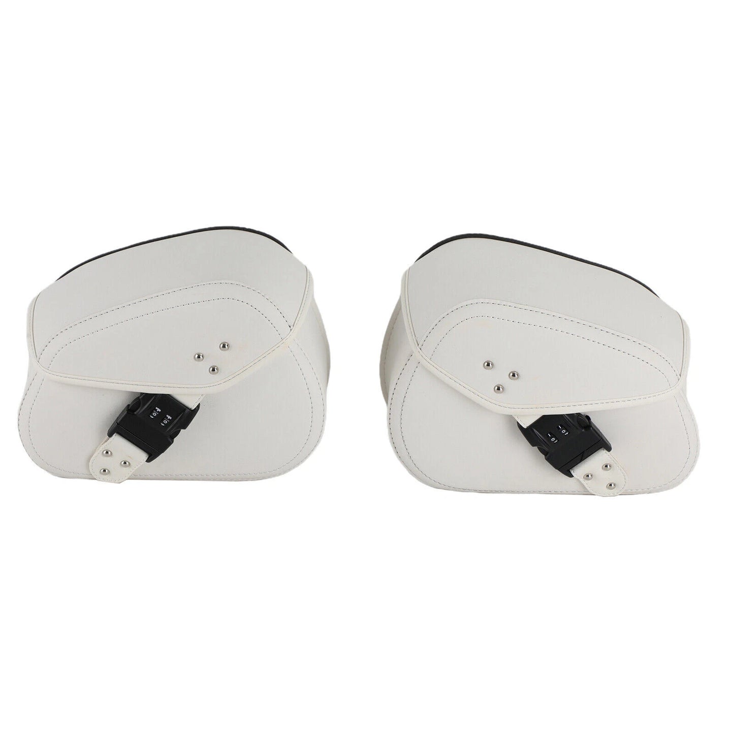 2 x Left Hand Waterproof Motorcycle Saddle Bags for Universal Travel