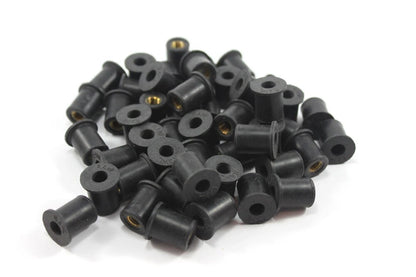 Caoutchouc Écrous 50x 6mm M6 13mm OD Rubnuts for Lotus Elise S1