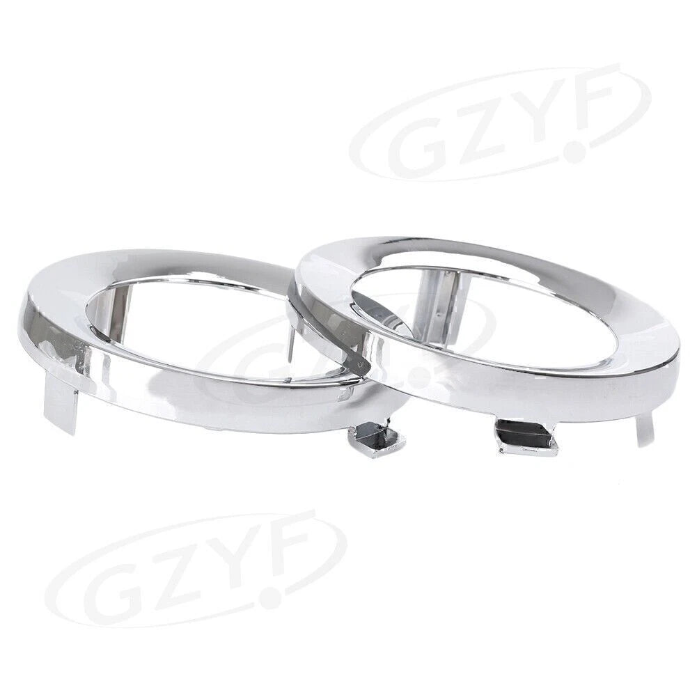 Front Fog Light Lamp Cover Trim Ring for Subaru Forester (2009-2013) Chrome