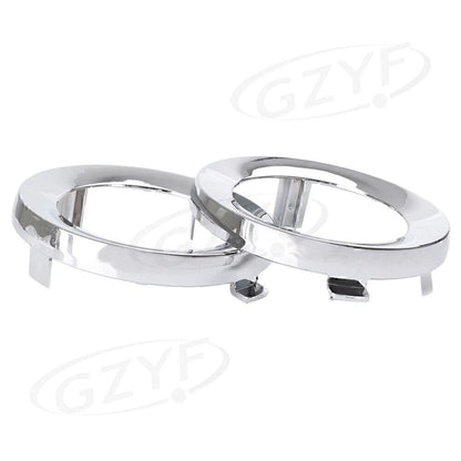 Front Fog Light Lamp Cover Trim Ring for Subaru Forester (2009-2013) Chrome