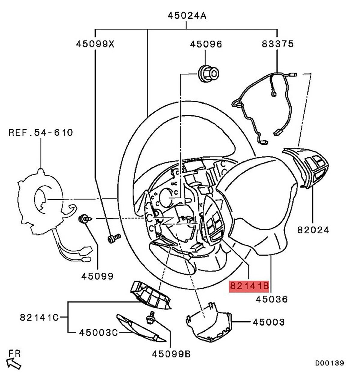 Steering Wheel Remote for Mitsubishi Pajero Sport (2008-2014)
