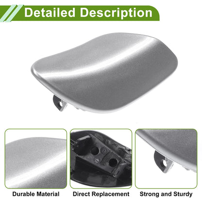 Right Washer Nozzle Cover Cap for Porsche Cayenne Silver Tone