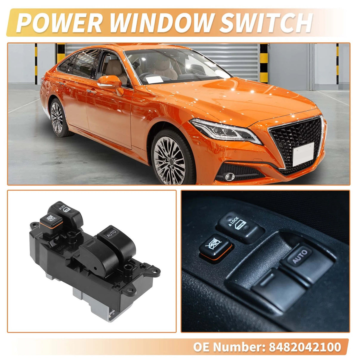 Right Power Window Switch for Toyota Carina Century Corona Crown