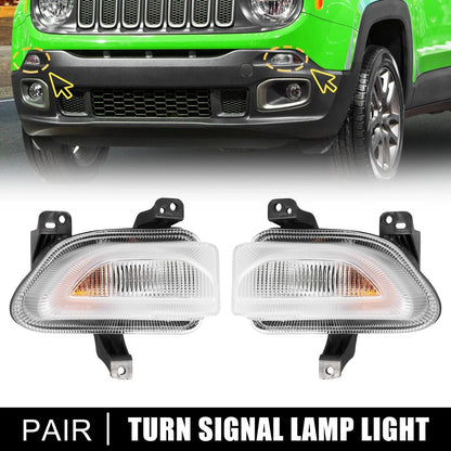 Front Park Turn Signal Lamp Light for Jeep Renegade (2015-2018) Left & Right