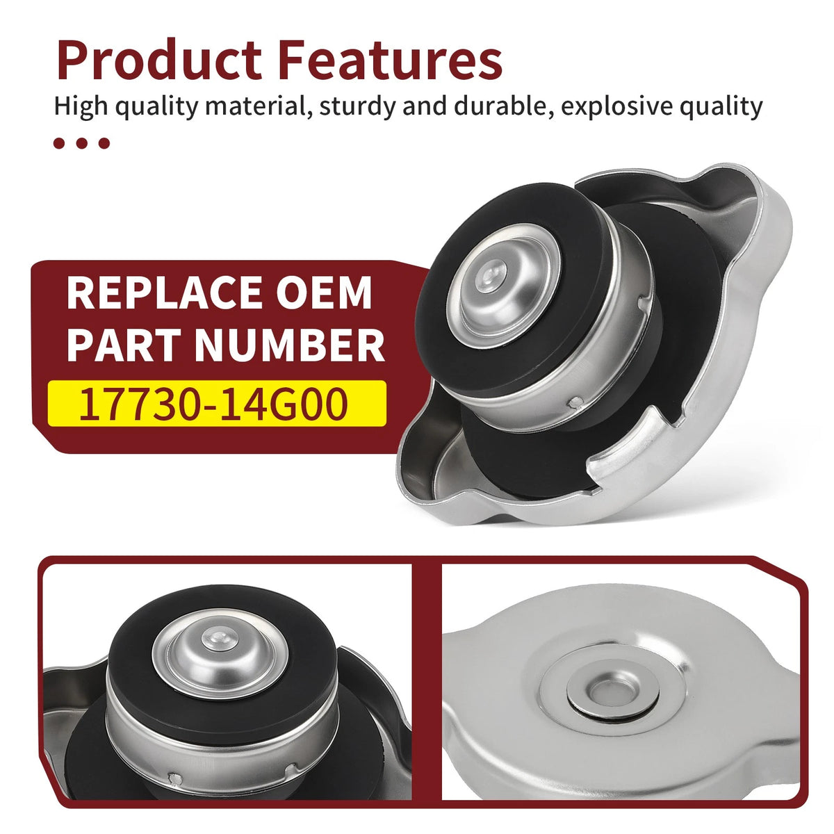 Radiator Cap for Suzuki KingQuad 450 500 700 750 LT-Z/LT-R (2003–2013)
