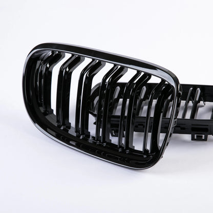 Gloss Black M3 Look Double Rib Grille for BMW E90 E91 (2009-2011)