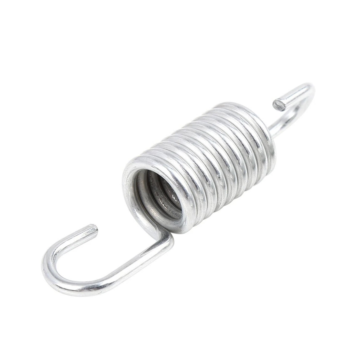 5.5cm Length Motorcycle Silver Tone Bracket Kickstand Spring for JH70