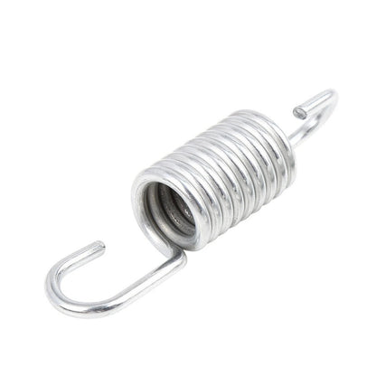 5.5cm Length Motorcycle Silver Tone Bracket Kickstand Spring for JH70