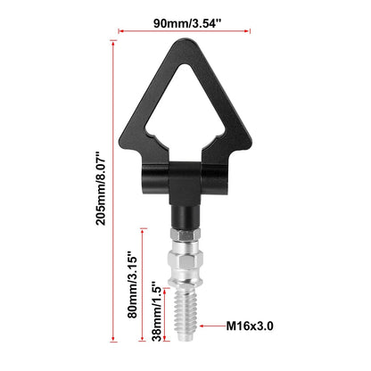 Racing Car Screw-On Tow Hook Triangle Ring for BMW 3 5 7 Z3 Z4
