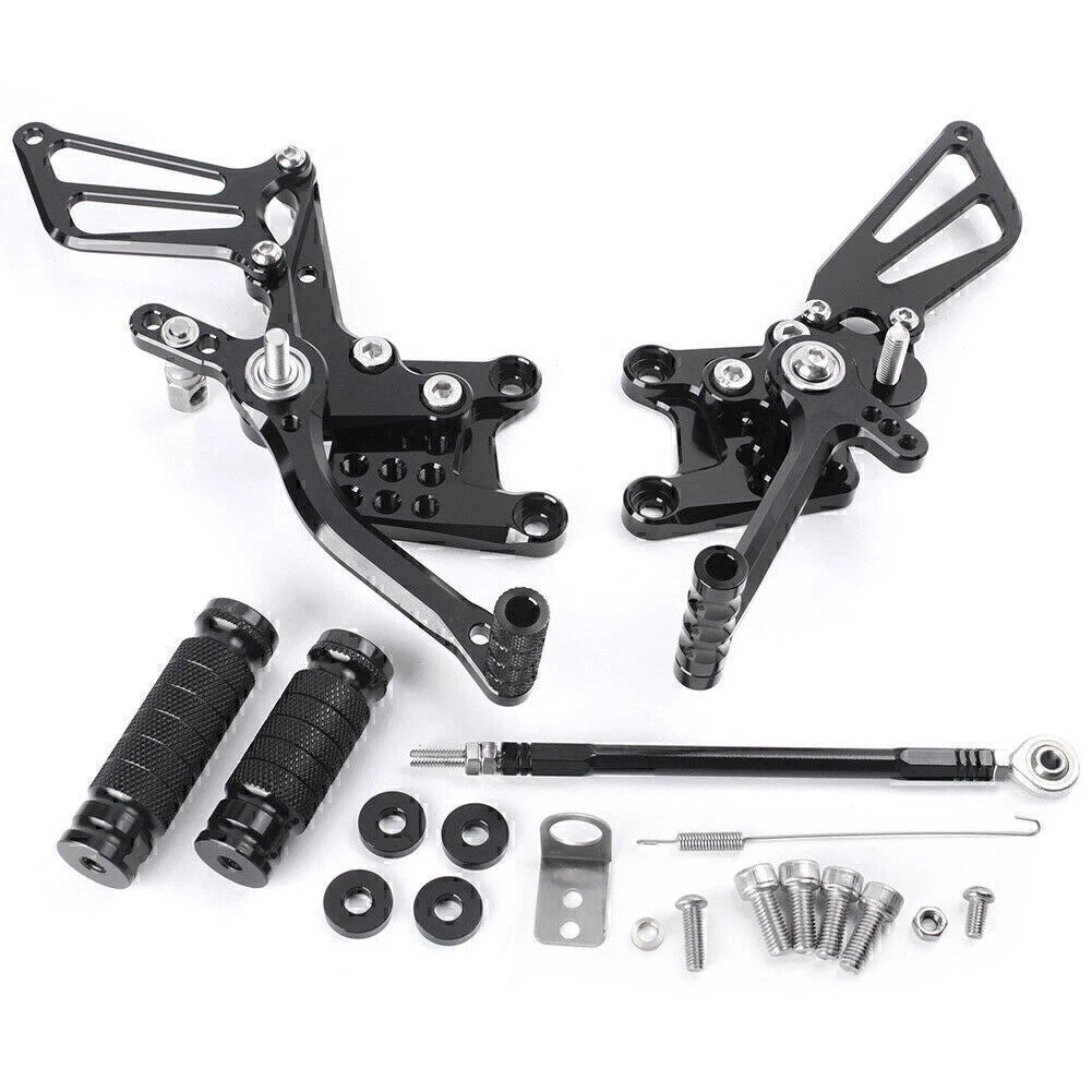 Rearsets Foot Pegs for Suzuki GSXR1000 (2000-2004), GSXR600/750 (1996-2005) Black