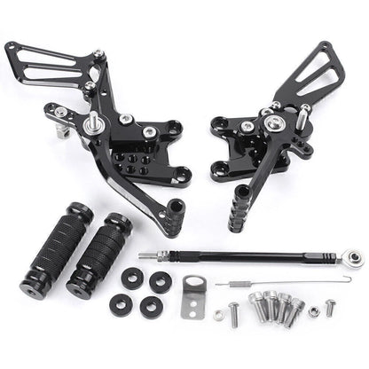 Rearsets Foot Pegs for Suzuki GSXR1000 (2000-2004), GSXR600/750 (1996-2005) Black